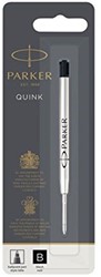 Balpenvulling Parker Quink zwart breed