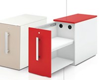 Bureau ladekast Gustave rail voor ladeblok 70cm