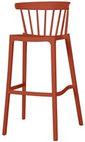 Barkruk met rugleuning retro-3