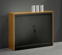 Roldeurkast met houten ombouw 105 x 100 x 43 cm-3
