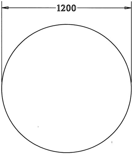 Ronde tafel 4 personen 120cm ProLine Tendenz met zuilvoet-2