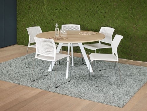 Ronde vergadertafel met spinpoot onderstel 120 cm Proline Air-3