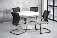 Ronde vergadertafel 120cm voor 4 personen ProLine-2