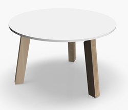 Ronde vergadertafel Markant Hybrid Meeting