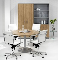 Ronde vergadertafel 120cm voor 4 personen ProLine