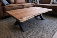 Boomstamtafel salontafel acacia hout Nature-2