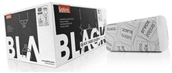 Satino Black handddoekjes 25 x 23cm 2-laags V-vouw pak van 3.200 stuks