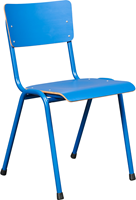 Schoolstoel Retro Colours Wood