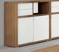 Schuifdeurkast-hout