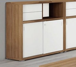 Schuifdeurkast-hout