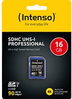 SD kaart Intenso UHS-I Professional 16GB