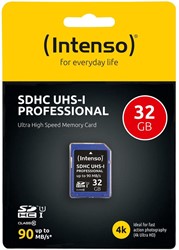 SD kaart Intenso UHS-I Professional 32GB