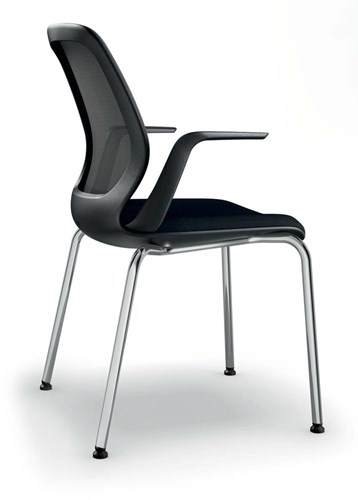 Sedus SE-Flex vergaderstoel 4-pootmodel membraanbespannen-2