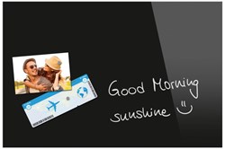 Magneetbord glas Be!Board 600x400mm zwart