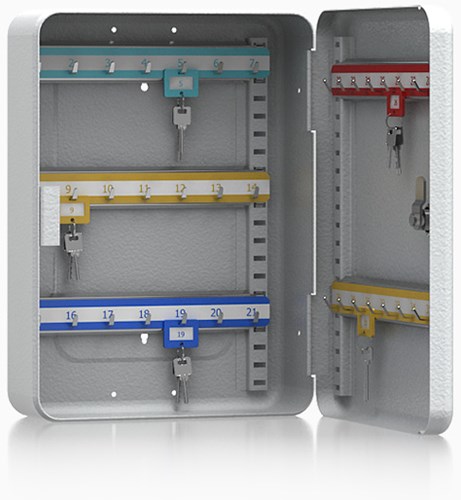 De Raat sleutelkastje SLN 35M voor 35 sleutels met combinatieslot 320 x 230 x 90