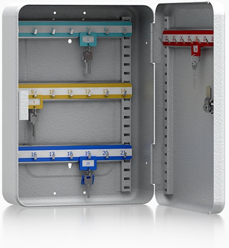 Sleutelkastje met code de Raat SLN 28E voor 28 sleutels met elektronisch cijferslot 320 x 230 x 90