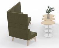 Soft seating Markant Hybrid wing seat met hoge wand-2
