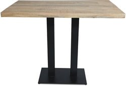 Sta tafel rechthoekig mangohout Venetia 110 hoog