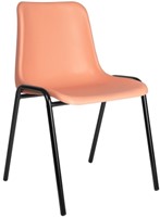 stapelstoel-zalmroze-zwart-frame