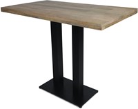 Sta tafel rechthoekig mangohout Venetia 110 hoog-3