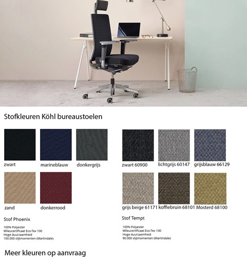 Stofkleuren-Köhl-bureaustoel