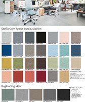 Stofkleuren-Sedus-flex-bureaustoelen