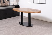 Ovale tafel mangohout Venetia-3