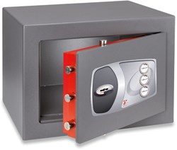 Kleine kluis Technomax DPD 7 brandwerend met sleutel en cijferslot 380 x 330 x 310mm