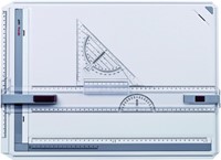 Tekenbord A3+ Rotring Rapid met liniaal en magneetklemmen