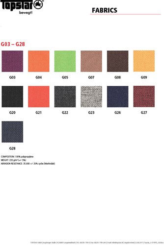 Topstar-bureaustoel-Stofkaart-G