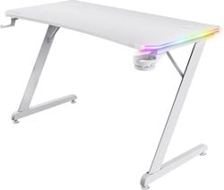 Gaming bureau Trust GXT 709 Luminus met kleuren LED verlichting wit