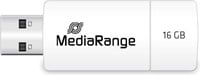 USB stick MediaRange Premium 16GB USB 2.0 geel/wit-3