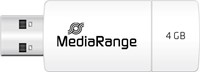 USB stick MediaRange Premium 4GB USB 2.0 rood/wit-3