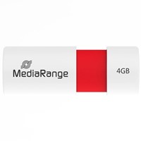 USB stick MediaRange Premium 4GB USB 2.0 rood/wit
