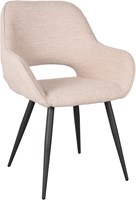 Vergaderstoel Alexia Naturel Bouclé