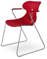 Vergaderstoel design Köhl Desiro DOT met armsteunen