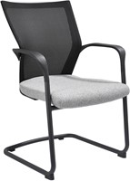 Vergaderstoel met armleuning en mesh rugleuning-2