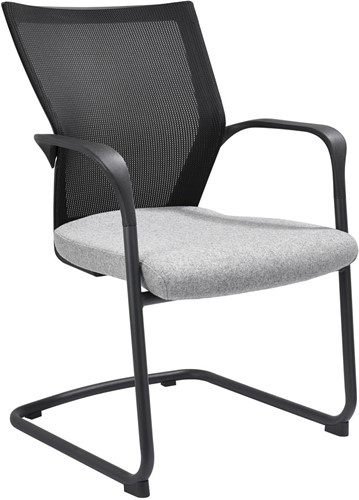 Vergaderstoel met armleuning en mesh rugleuning-2