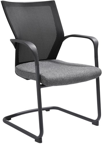 Vergaderstoel met armleuning en mesh rugleuning-3