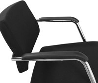 Vergaderstoel met armleuning ProLine Elegance laag-3