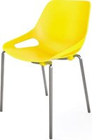 Kuipstoel met metalen poten Rosalie-3