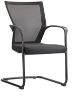 Vergaderstoel met armleuning en mesh rugleuning