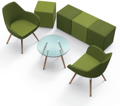 Bijzetstoel Bip met houten poten-3