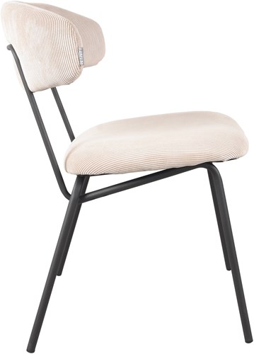 Vergaderstoel Lolita Naturel Ribcord