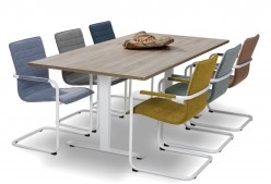 vergadertafel kleurstoel 2
