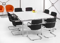 Vierkante vergadertafel 160 x 160cm ProLine Quad4-2