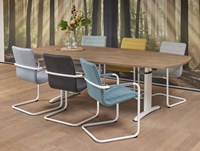 Vergadertafel Deens ovaal 240x 120 ProLine Style