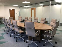 Vergadertafel ovaal 14 personen 460 x 170cm Modulo