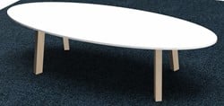 Ovale vergadertafel Markant Hybrid