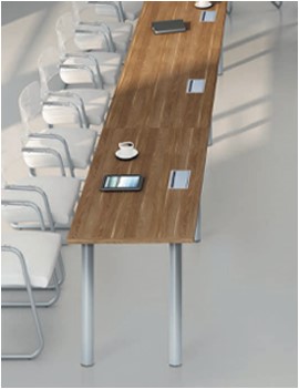 Vergadertafel op maat Modulo uitbreidingsset